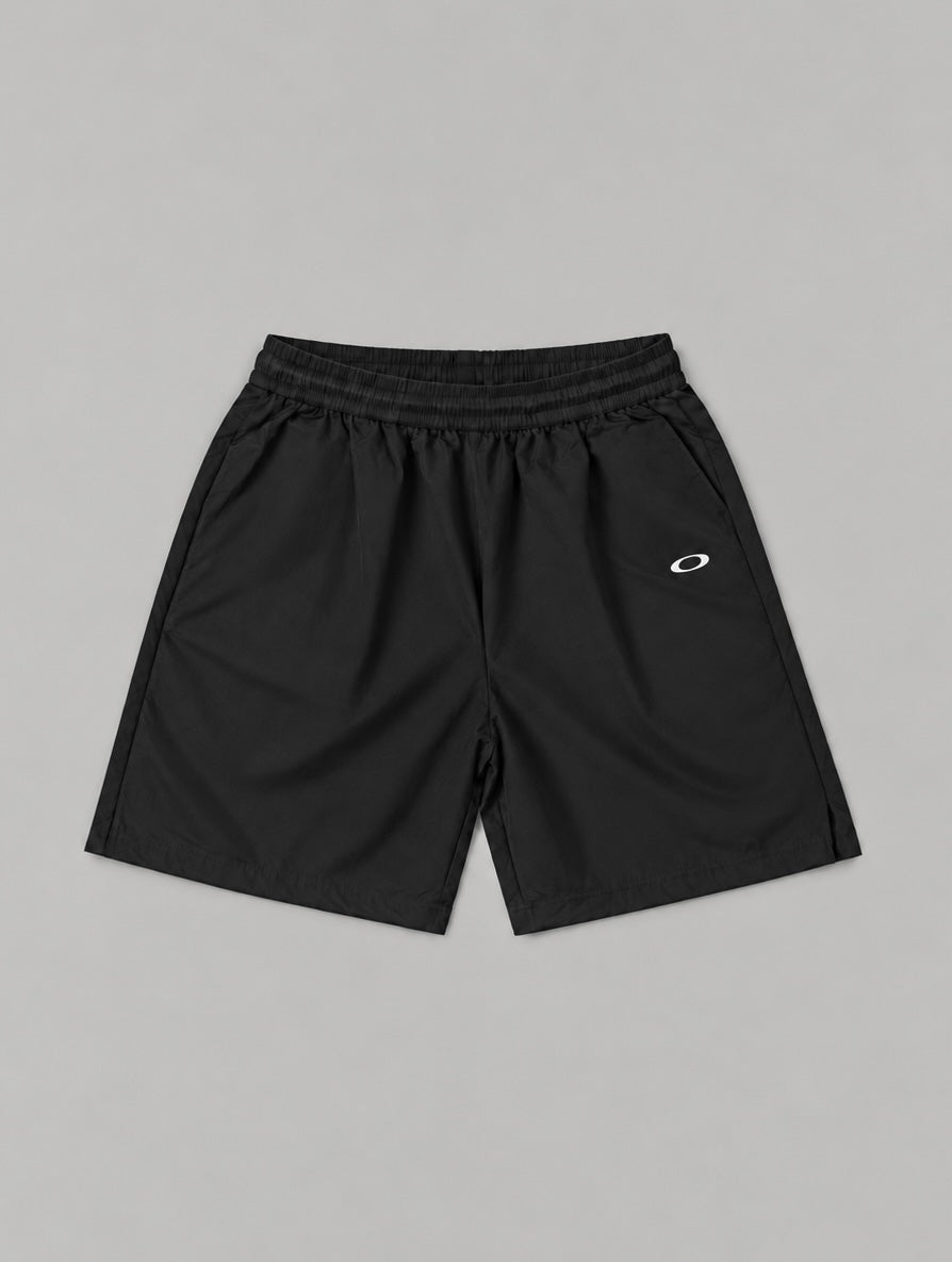 Black Oakley Nylon Jorts