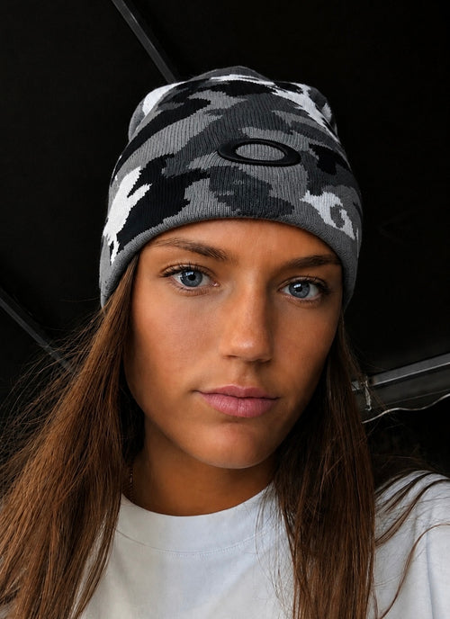 Camo Grey Oakley Beanie